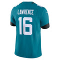 Trusc J.Jaguars #16 Trevor Lawrence Teal Vapor F.U.S.E. Limited Stitched Jerseys