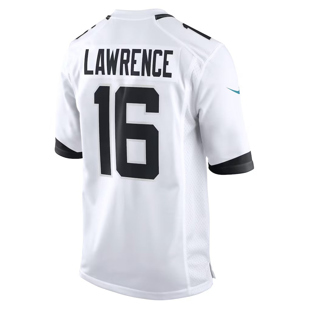Trusc J.Jaguars #16 Trevor Lawrence White Game Stitched Jerseys