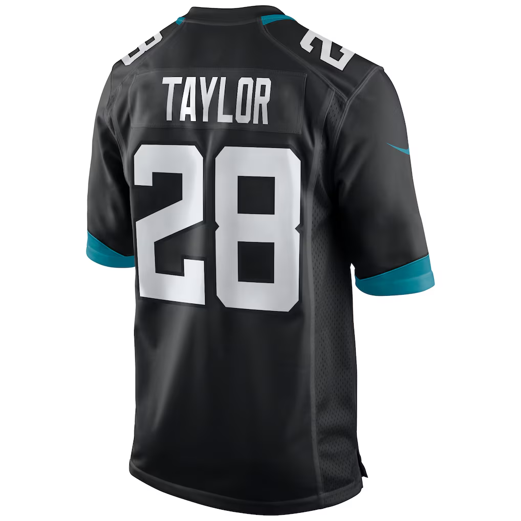 Trusc J.Jaguars #28 Fred Taylor Black Retired Player Alternate Game Stitched Jerseys