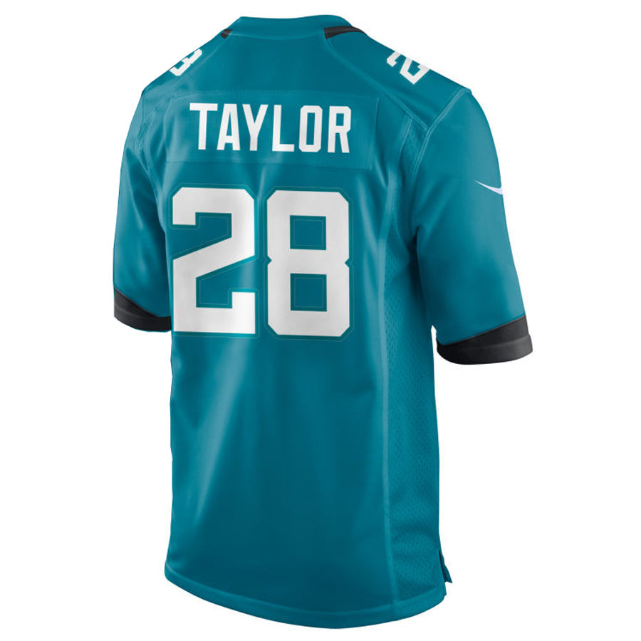 Trusc J.Jaguars #28 Fred Taylor Player Teal Home Game Stitched Jerseys