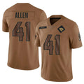 Trusc J.Jaguars #41 Josh Hines-Allen Player Brown Salute To Service Limited Football Jerseys