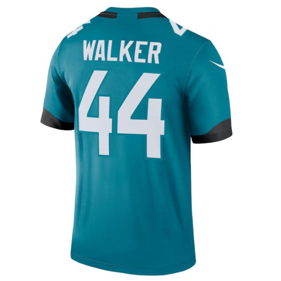 Trusc J.Jaguars #44 Travon Walker Teal Legend Jersey American Stitched Jerseys
