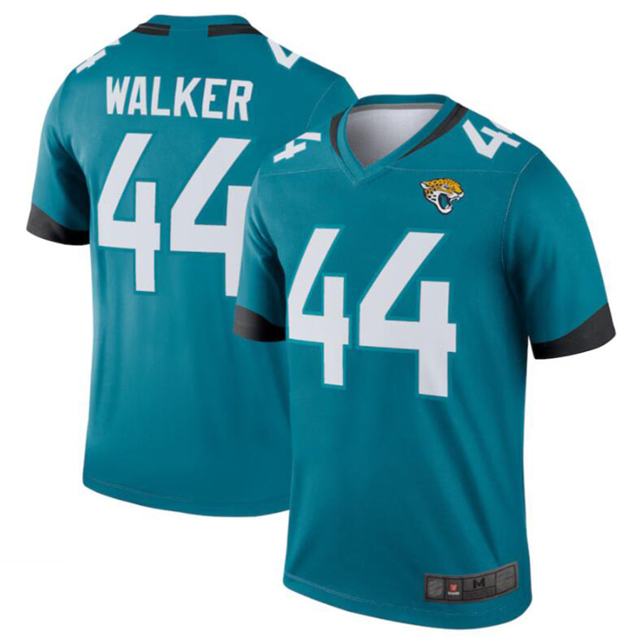 Trusc J.Jaguars #44 Travon Walker Teal Legend Jersey American Stitched Jersey