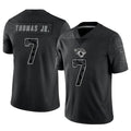 Trusc J.Jaguars #7 Brian Thomas Jr. Player Black RFLCTV Limited Stitched Jerseys