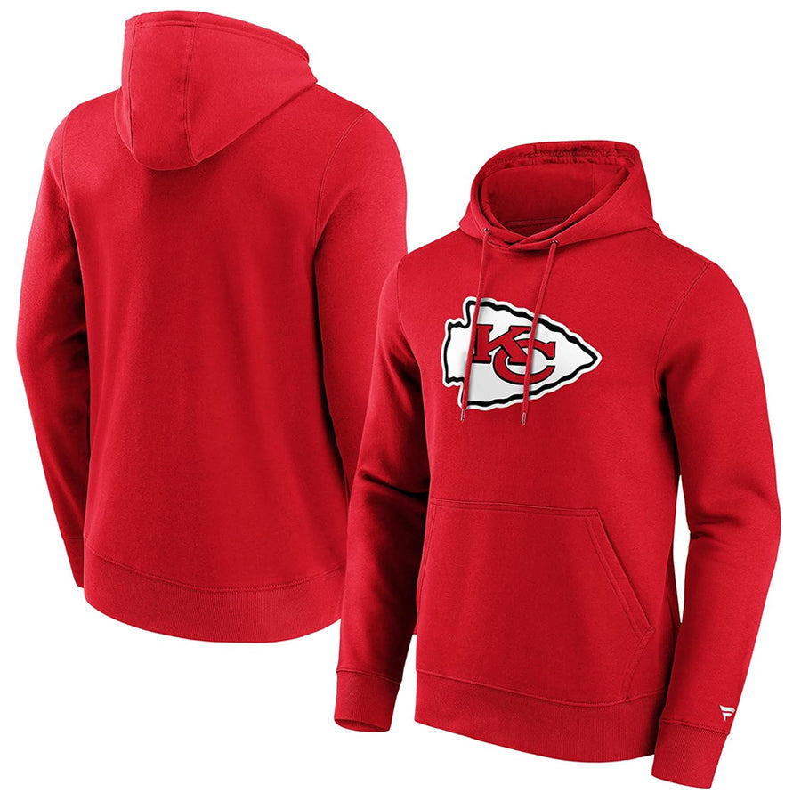 Trusc Custom KC.Chiefs Blank Player Red Pullover Hoodie Stitched Jerseys