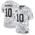 Trusc KC.Chiefs #10 Isiah Pacheco Player Arctic Camo Salute to Service Limited Stitched Jerseys