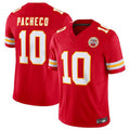 Trusc KC.Chiefs #10 Isiah Pacheco Red Vapor F.U.S.E. Limited Jersey American Stitched Jersey
