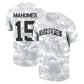 Trusc KC.Chiefs #15 Patrick Mahomes Player Salute to Service Hoodies & T-Shirts Stitched Jerseys