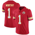 Trusc KC.Chiefs #1 Xavier Worthy Player Red Vapor F.U.S.E. Limited Stitched Stitched Jerseys