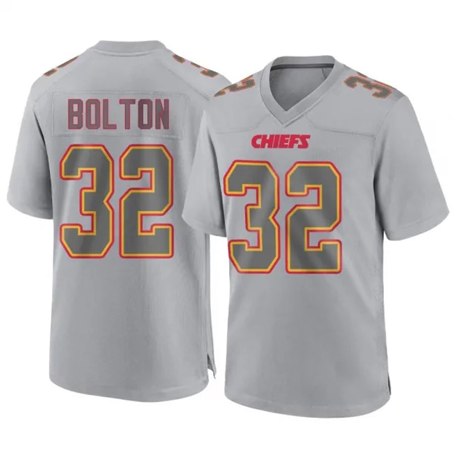 Trusc KC.Chiefs #32 Nick Bolton Player Gray Limited Game Stitched Jerseys