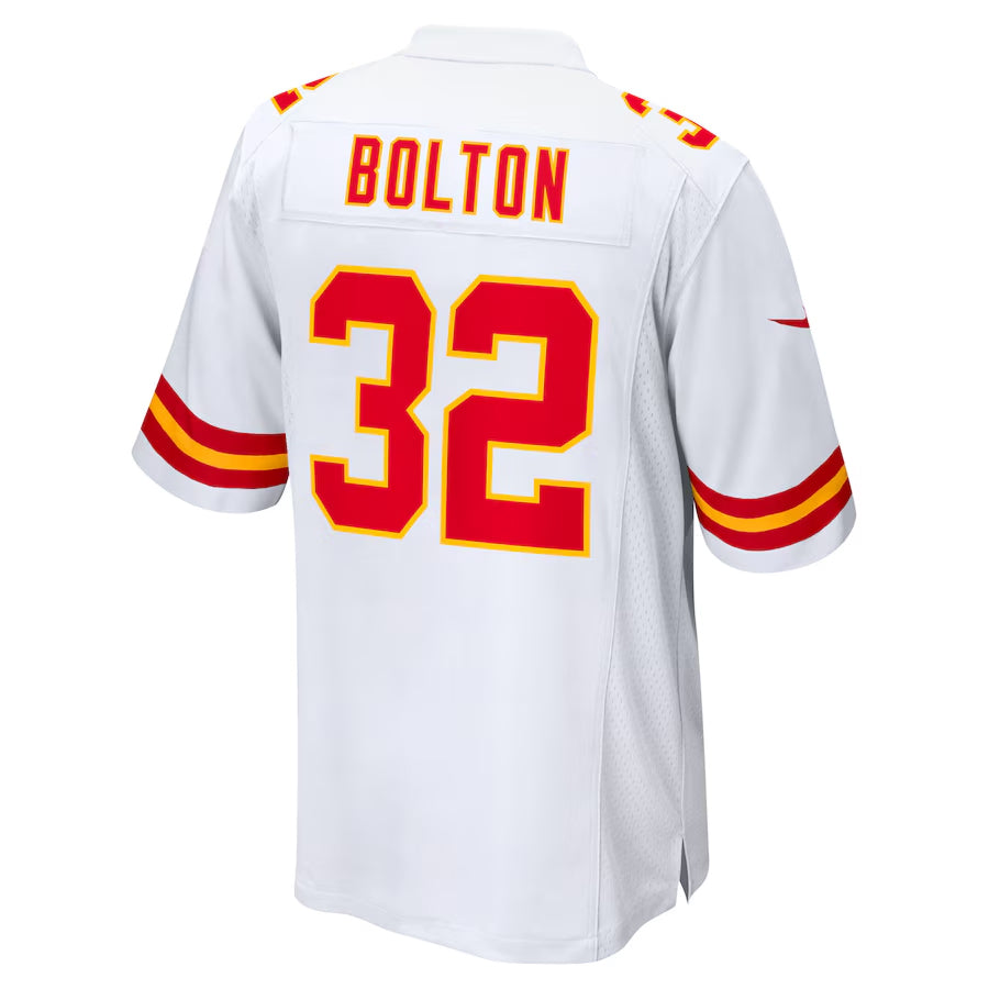 Trusc KC.Chiefs #32 Nick Bolton Player White Home Game Stitched Jerseys
