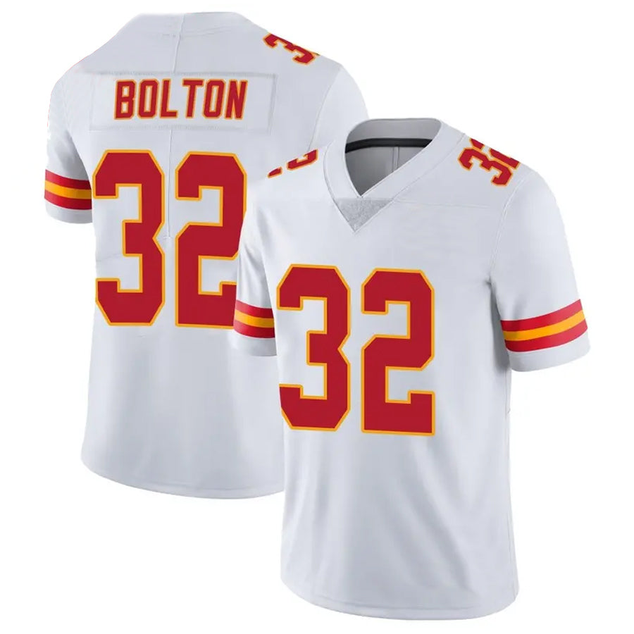 Trusc KC.Chiefs #32 Nick Bolton Player White Vapor Limited Stitched Jerseys