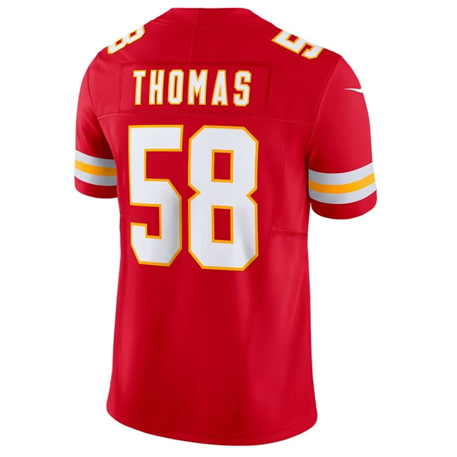 Trusc KC.Chiefs #58 Derrick Thomas Player Red Vapor F.U.S.E. Limited Stitched Jerseys