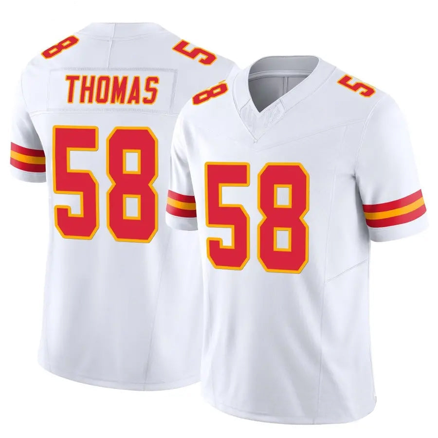 Trusc KC.Chiefs #58 Derrick Thomas Player White Vapor F.U.S.E. Limited Stitched Jerseys
