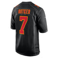 Trusc KC.Chiefs #7 Harrison Butker Player Carbon Black Fashion Game Stitched Jerseys