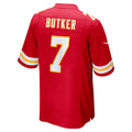 Trusc KC.Chiefs #7 Harrison Butker Player Red Home Game Stitched Jerseys