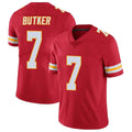 Trusc KC.Chiefs #7 Harrison Butker Player Red Vapor Limited Stitched Jerseys