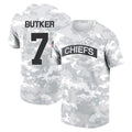 Trusc KC.Chiefs #7 Harrison Butker Player Salute to Service Hoodies & T-Shirts Stitched Jerseys