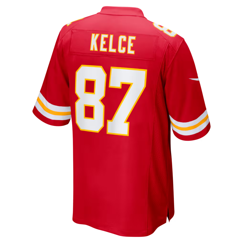 Trusc KC.Chiefs #87 Travis Kelce Red Game Stitched Jerseys