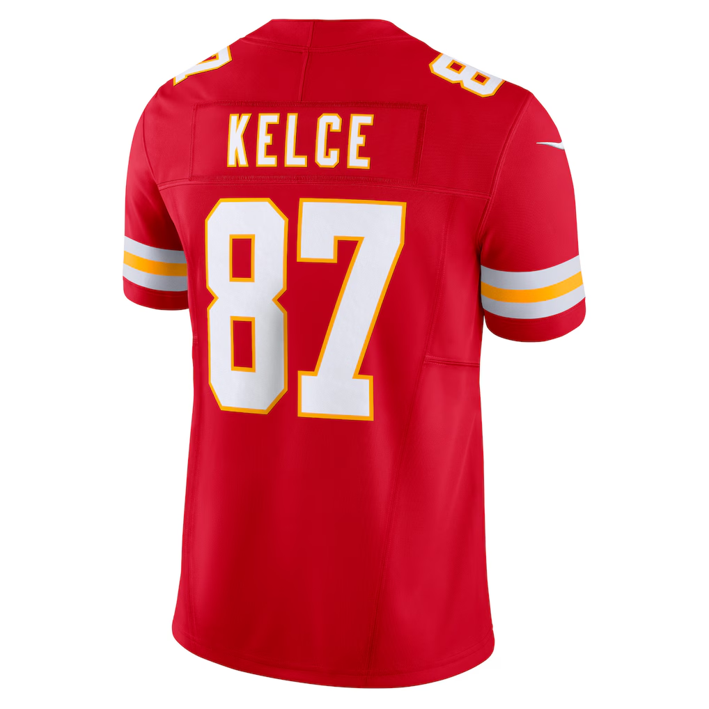 Trusc KC.Chiefs #87 Travis Kelce Red Vapor F.U.S.E. Limited Stitched Jerseys