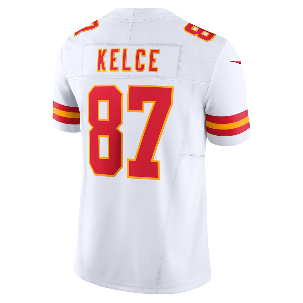 Trusc KC.Chiefs #87 Travis Kelce White Vapor F.U.S.E. Limited Stitched Jerseys