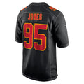Trusc KC.Chiefs #95 Chris Jones Player Black Fashion Game Stitched Jerseys