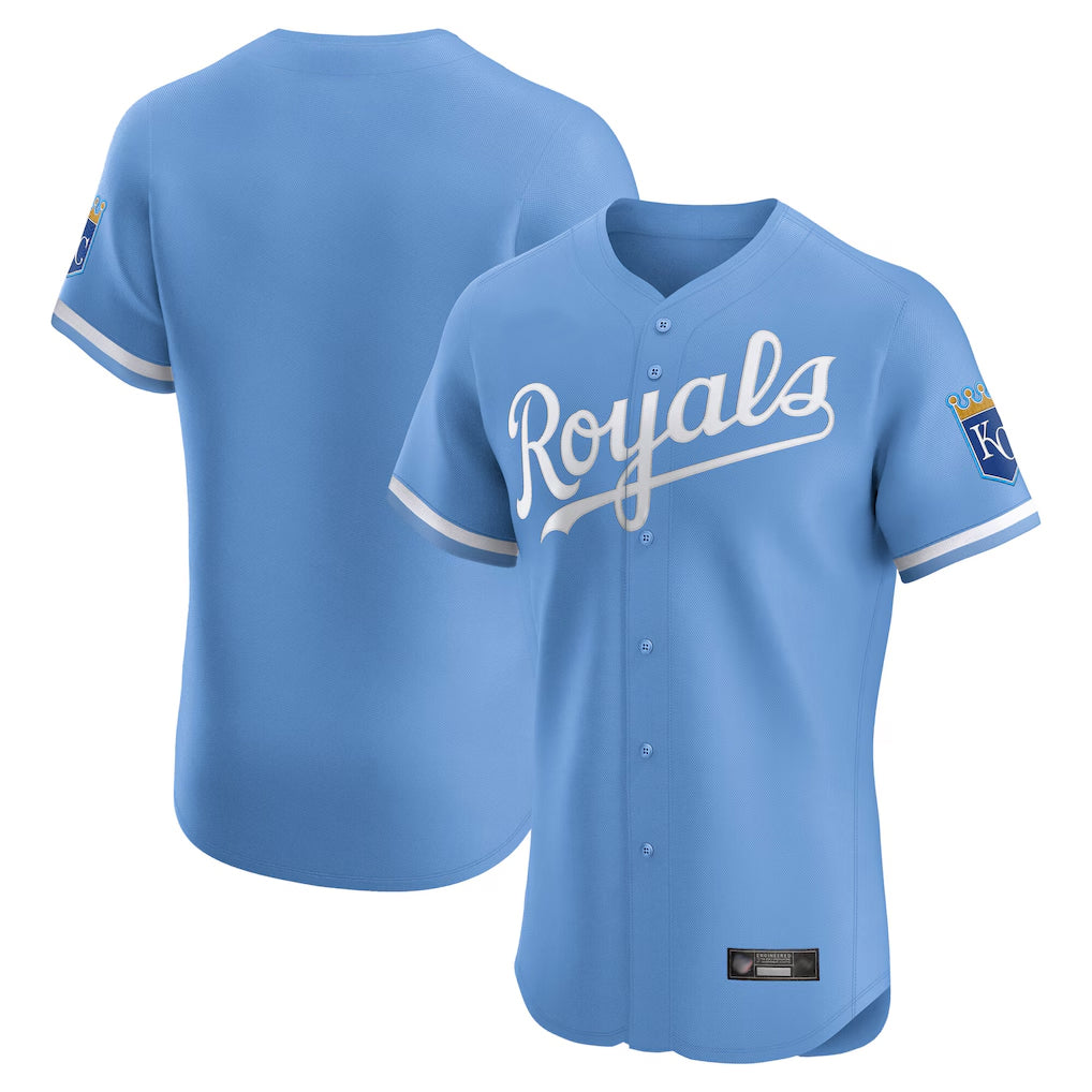 Trusc KC.Royals Light Blue Alt Limited Elite Blank Player Stitched Jerseys