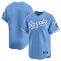 Trusc KC.Royals Light Blue Alt Limited Home Blank Player Stitched Jerseys