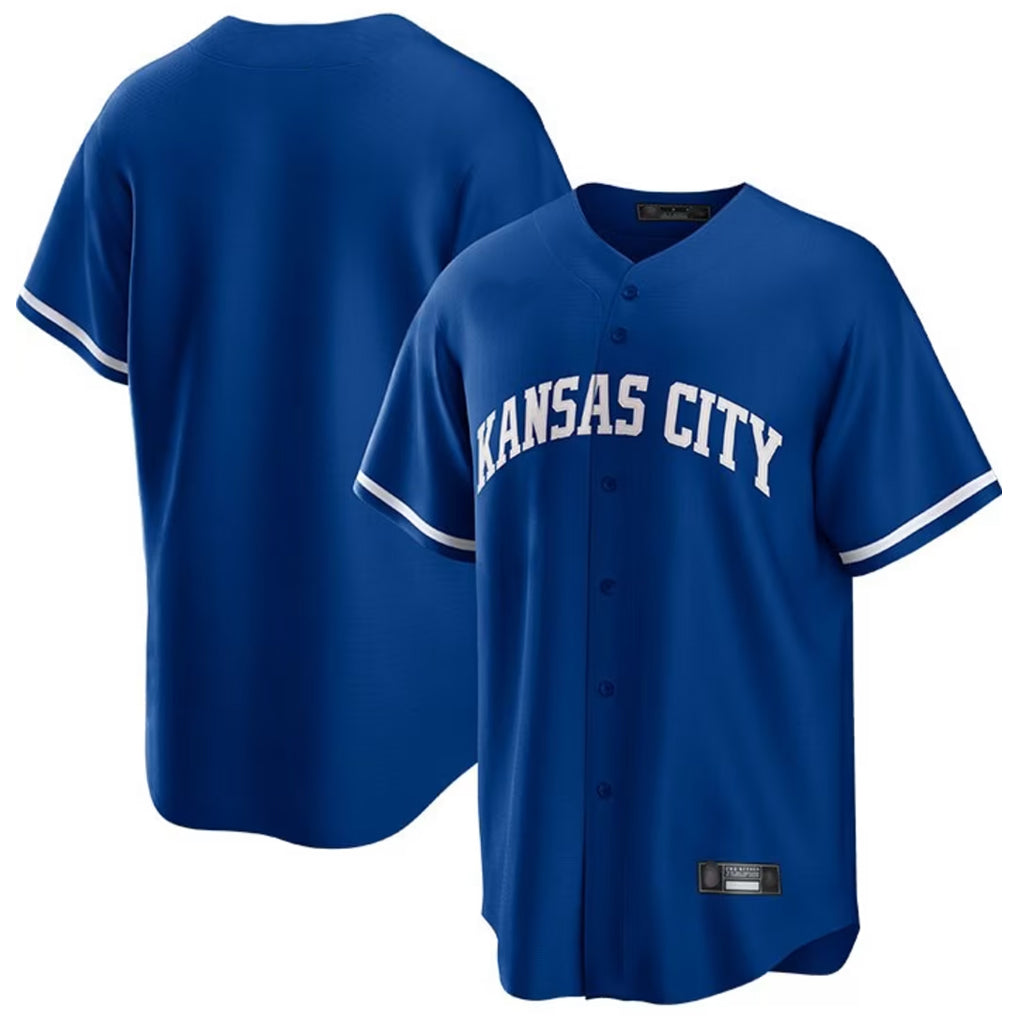 Trusc KC.Royals Royal Game Home Blank Player Stitched Jerseys