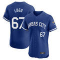 Trusc KC.Royals #67 Seth Lugo Player Royal Limited Elite Home Game Stitched Jerseys