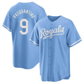 Trusc KC.Royals #9 Vinnie Pasquantino Player Light Blue Home Game Stitched Jerseys
