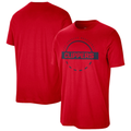 Trusc LA.Clippers Red Authentic Practice T-Shirt Stitched Jerseys