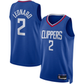 Trusc LA.Clippers #2 Kawhi Leonard Royal Swingman Stitched Jerseys - Icon Edition