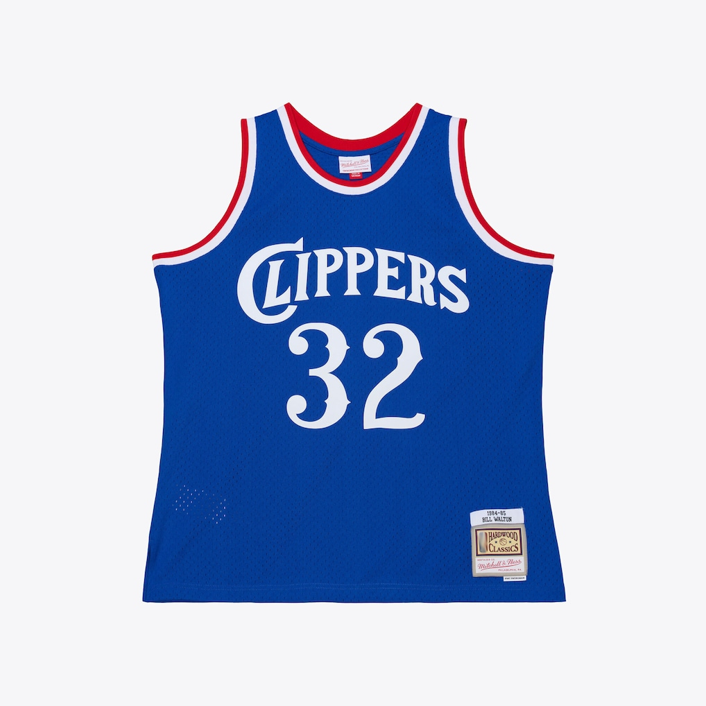 Trusc LA.Clippers #32 Bill Walton Mitchell & Ness Royal 1984-85 Swingman Stitched Jerseys
