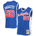 Trusc LA.Clippers #50 Corey Maggette Mitchell & Ness Royal 2002-2003 Hardwood Classics Swingman Stitched Jerseys