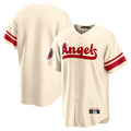 Trusc LA.Angels Cream City Connect Home Blank Player Stitched Jerseys