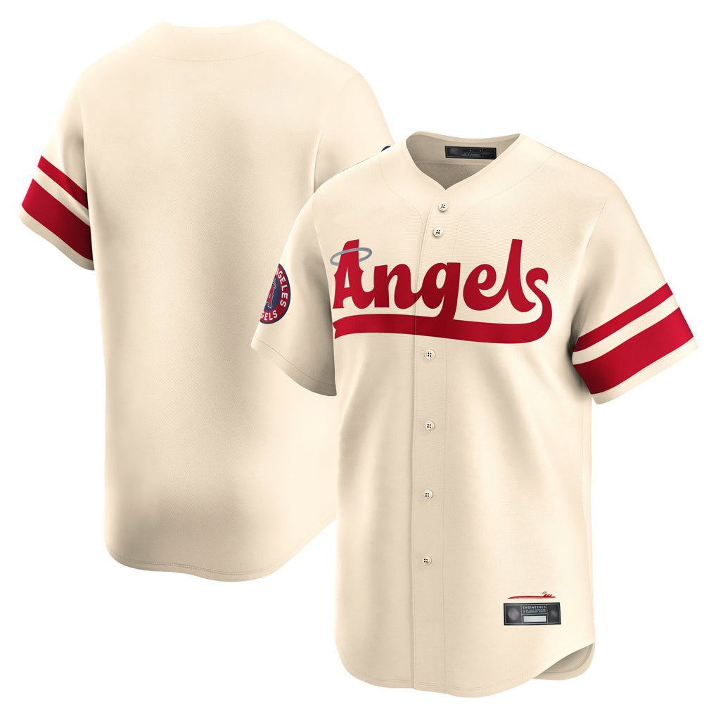 Trusc LA.Angels Cream City Connect Limited Home Blank Player Stitched Jerseys