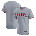 Trusc LA.Angels Gray Home Limited Elite Blank Player Stitched Jerseys