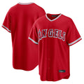 Trusc LA.Angels Red Home Game Blank Player Stitched Jerseys