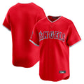 Trusc LA.Angels Red Home Limited Blank Player Stitched Jerseys