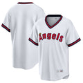 Trusc LA.Angels White T-shirt Home Game Blank Player Stitched Jerseys