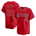 Trusc LA.Angels #12 Jorge Soler Player Red Home Limited Stitched Jerseys