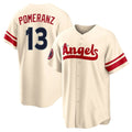 Trusc LA.Angels #13 Drew Pomeranz Player Cream City Connect Home Stitched Jerseys