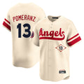 Trusc LA.Angels #13 Drew Pomeranz Player Cream City Connect Limited Home Stitched Jerseys