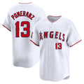 Trusc LA.Angels #13 Drew Pomeranz Player White Limited Home Stitched Jerseys