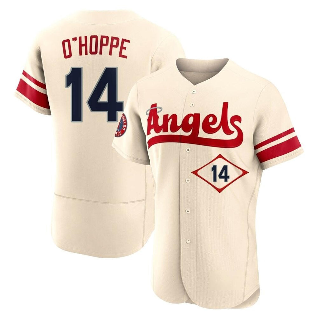 Trusc LA.Angels #14 Logan O'Hoppe Player Cream City Connect Limited ELite Home Stitched Jerseys