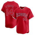 Trusc LA.Angels #14 Logan O'Hoppe Player Red Home Limited Stitched Jerseys