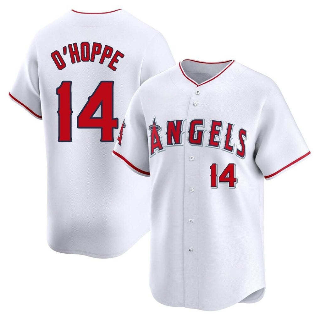 Trusc LA.Angels #14 Logan O'Hoppe Player White Limited Home Stitched Jerseys