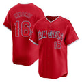 Trusc LA.Angels #16 Yusei Kikuchi Player Red Home Limited Stitched Jerseys