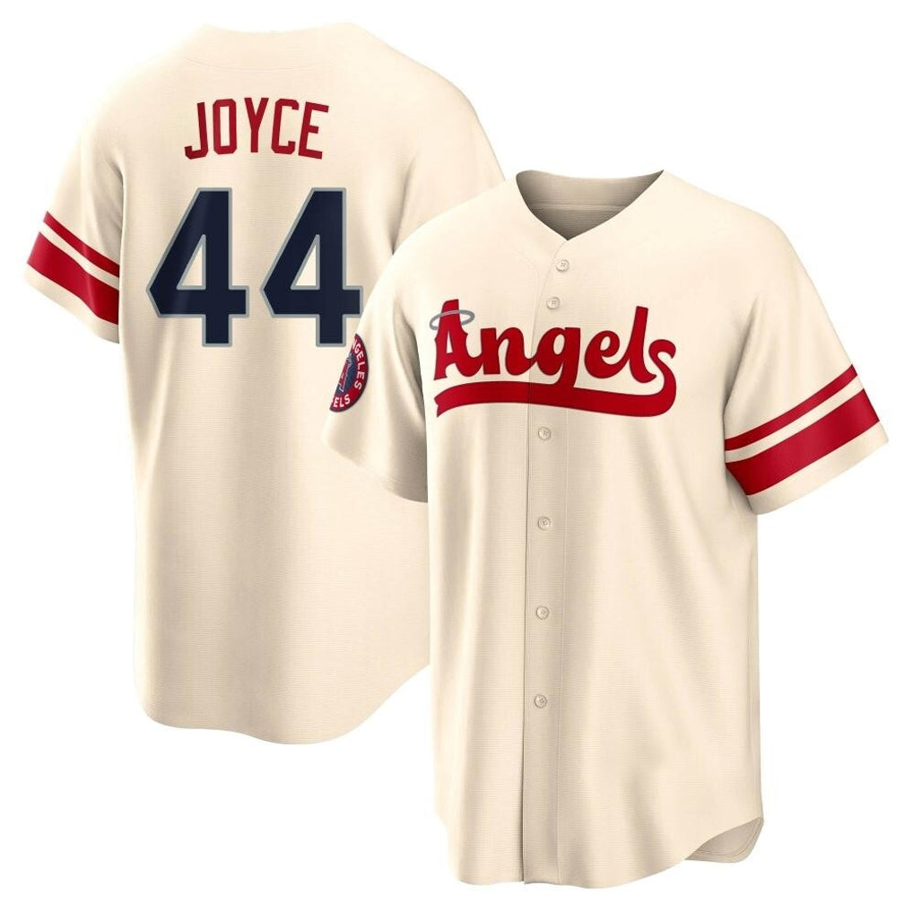 Trusc LA.Angels #44 Ben Joyce Player Cream City Connect Home Stitched Jerseys